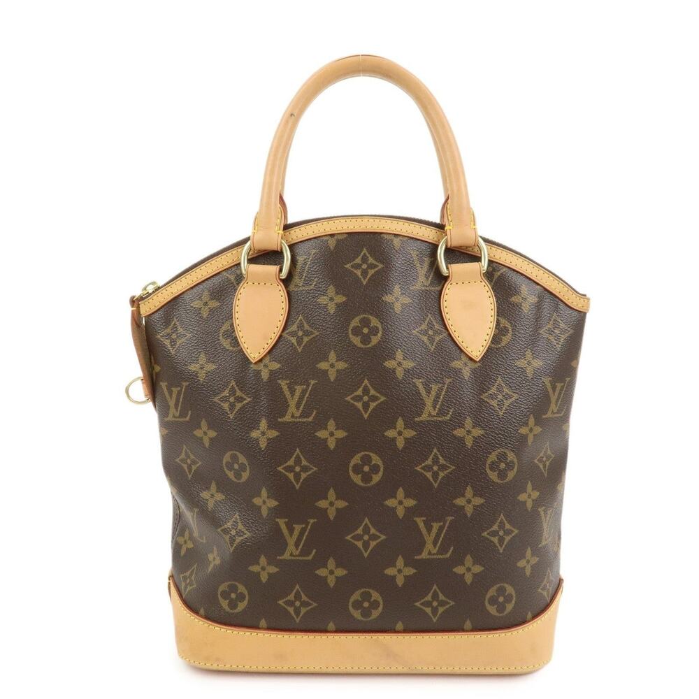 Louis Vuitton Monogram Lockit PM Handbag Brown